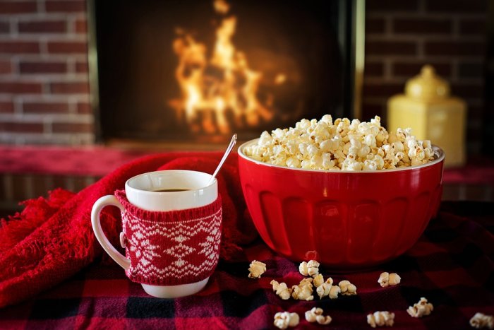 Warm And Cozy Winter Popcorn Coffee